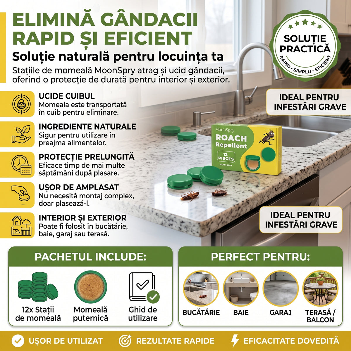 Capcane Pentru Gândaci de bucatarie™